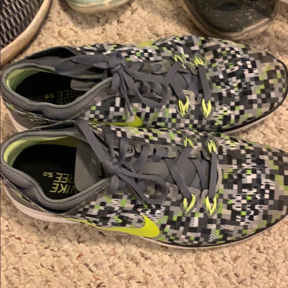 Nike free run gym shoes!